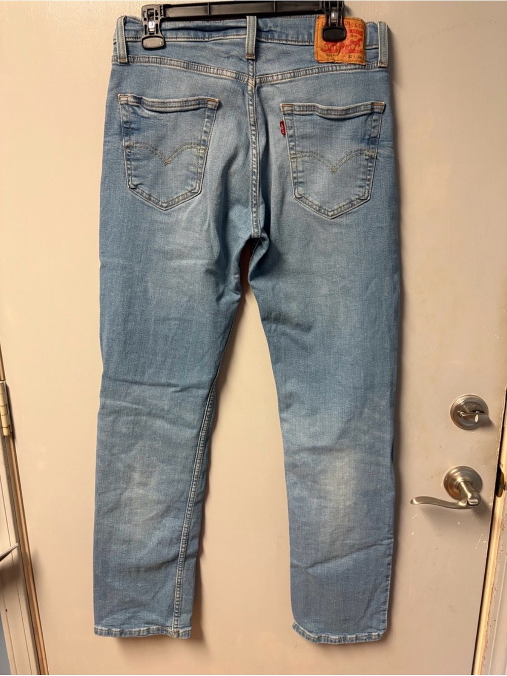 Levi's Light Wash Men’s Straight Jeans - Blue